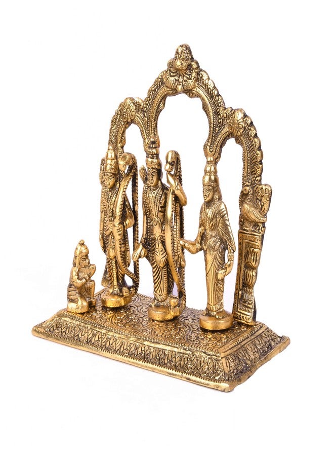 Jaipur ACE Metal Ram Darbar Murti | Lord Ram Sita Laxman Hanuman Idol | Hindu Puja Room & Mandir Statue | Decorative Ram Parivar Murti for Home, Office & Festive Gifting - Image 3